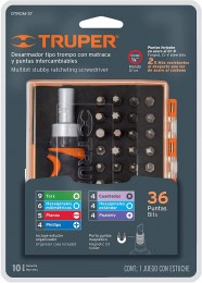 Desarmador tipo trompo 36 puntas Truper7